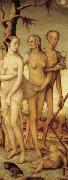 Hans Baldung Grien The Three Ages and Death painting